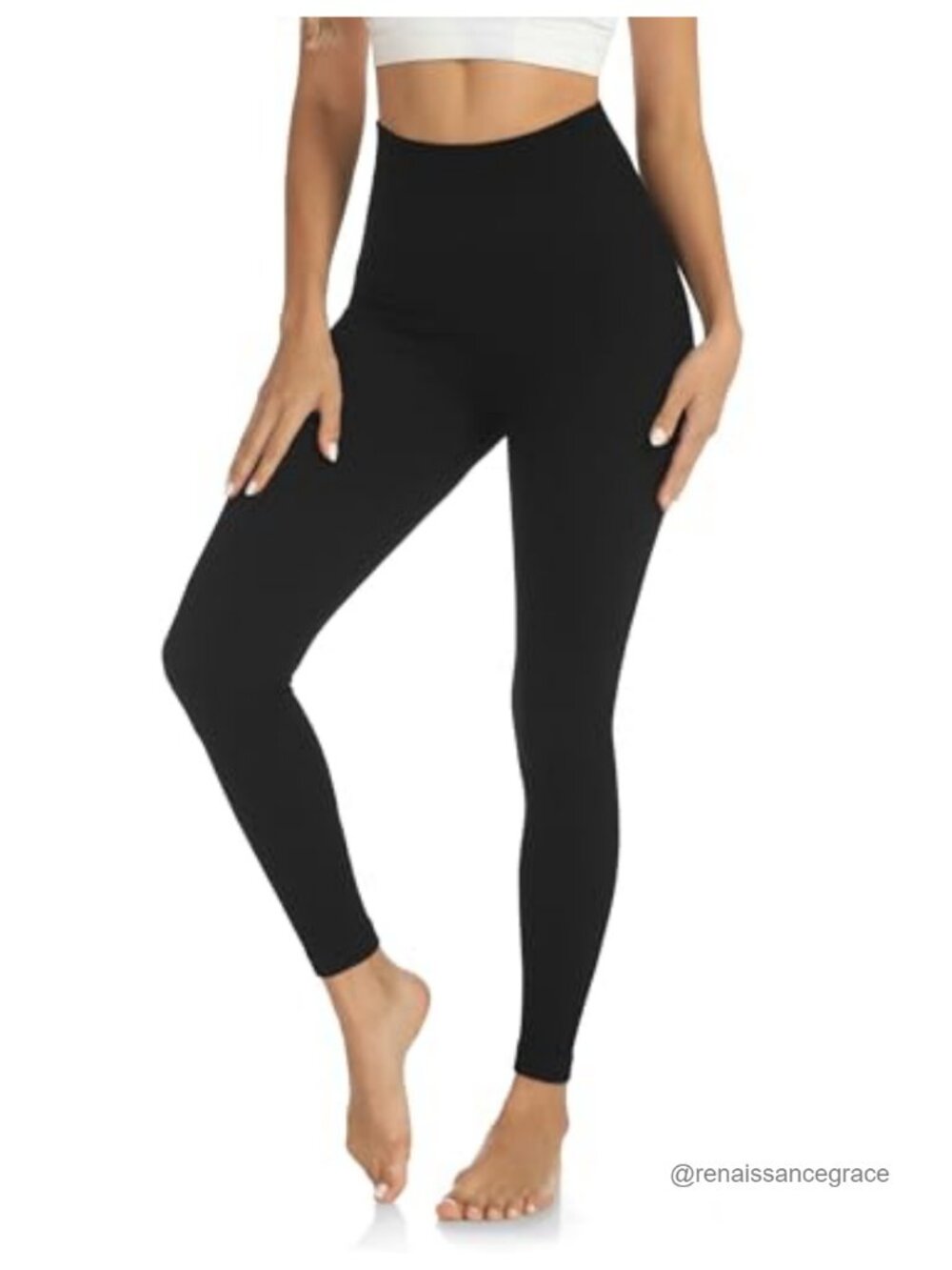 High Waisted Yoga Pants Tummy Control Ripped Skinny Leggings Buttery Soft 4 Way